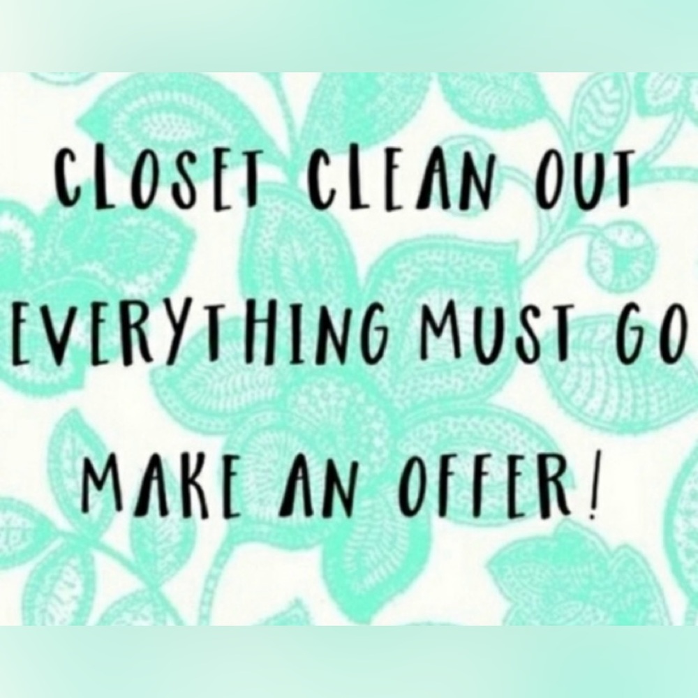 Make Me An Offer! Closet Clean out!